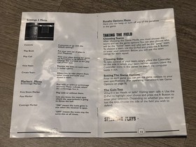 NFL 97 Sega Saturn Complete CIB Authentic Good Shape