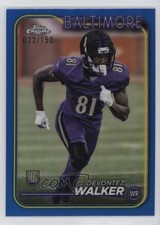 2024 Topps Chrome Rookies Blue Refractor 22/150 Devontez Walker #287 6q5