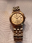 VTG SEIKO KINETIC AUTOMATIC WATCH 1990 ERA W/SKELETON BACK WORKS 5M620C20 391640