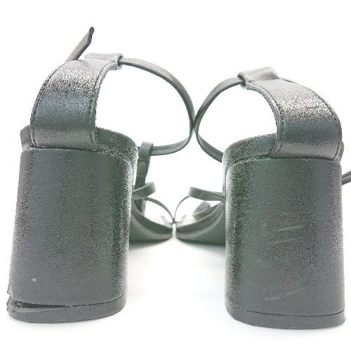 Randa Square Toe Python Pattern Strap Simple Sand… - image 4