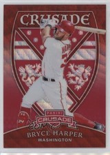 2018 Panini Chronicles Crusade Ruby Wave Prizm /199 Bryce Harper #12 04br