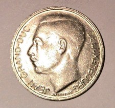 1980 Luxembourg 1 One Franc - Copper Nickel Coin - KM# 55 - World Coin - Europe