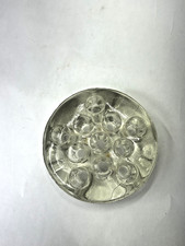 Vintage Clear 11 Hole Floral Frogger 3" Flower Frog