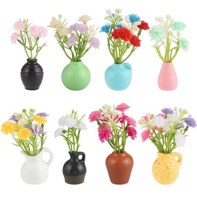 Cute Mini Vase Magnets for Fridge, Refrigerator Magnets Decorative  8 Pcs Sma...