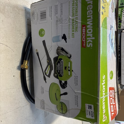 #ad GreenWorks GPW1804CK 1800 psi Cold Water Pressure Washer.Runs. 0051 $41.95