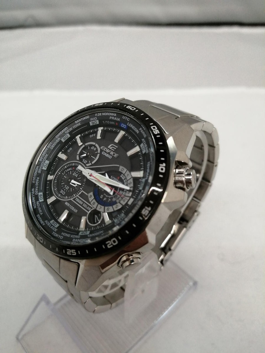 稼働 CASIO EDIFICE 腕時計 ソーラー EQS-500 クロノ544 EQS-930DB-1AV | EDIFICE Solar Powered Chronograph | CASIO