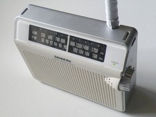SANGEAN PR-D6 AM/FM Radio Receiver with AC Power Adaptor, Nice & Works Perfectly