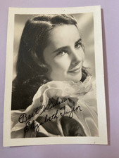 Elizabeth Taylor signed photo Hollywood Movie star Looks pre printed