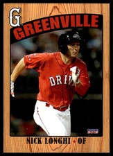 2015 Nick Longhi Choice Minor League Rookie Red Sox Greenville Drive