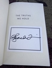 Kamala Harris Signed Bookplate Book The Truths We Hold Hardcover