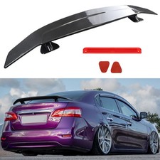 For Nissan Sentra Sedan 46 Gt Style Carbon Fiber Style Rear Trunk Spoiler Wing
