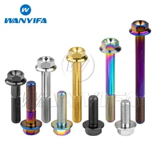 Titanium Bolt M10 DIN6921 Flange Hex Screw 20 25 30 35 40  45 50 60 70 80 100mm