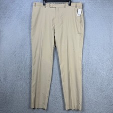 Banana Republic Gavin Mens Chino Pants 40X32 Tan Straight Fit Casual Pocket NEW