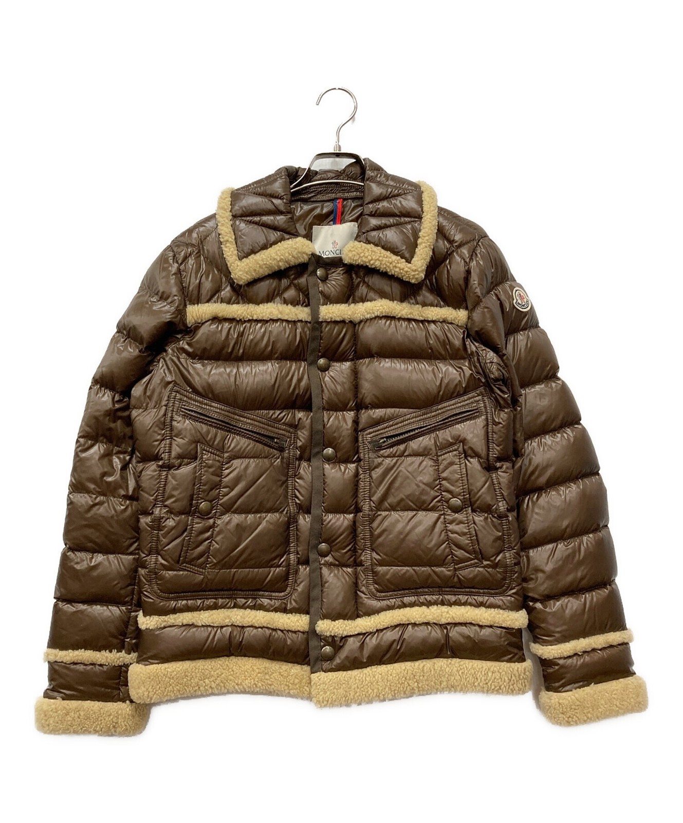 MONCLER/EVARISTE GIUBBOTTO Brown Size: 1
