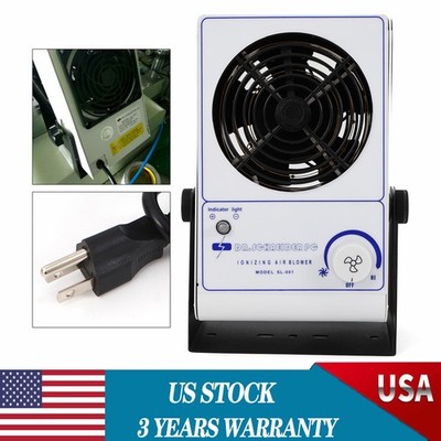 Ionizing Air Blower Antistatic Ionizer Static Eliminator ESD Ionizer Benchtop US