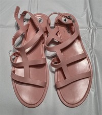 NEW Cat  Jack 4 Sunshine Pink Jelly Girls Strappy Sandal 133394