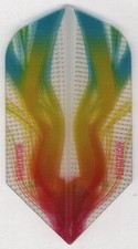 RED, YELLOW  BLUE PENTATHLON Dart Flights: 3 per set