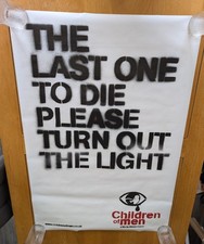 Children of Men (2006) Original Teaser One Sheet  Clive Owwen