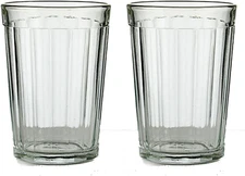 Modern Design 20-Facet Granyonyi Hot Tea Glass 8.5 Oz. Fits Metal Holder