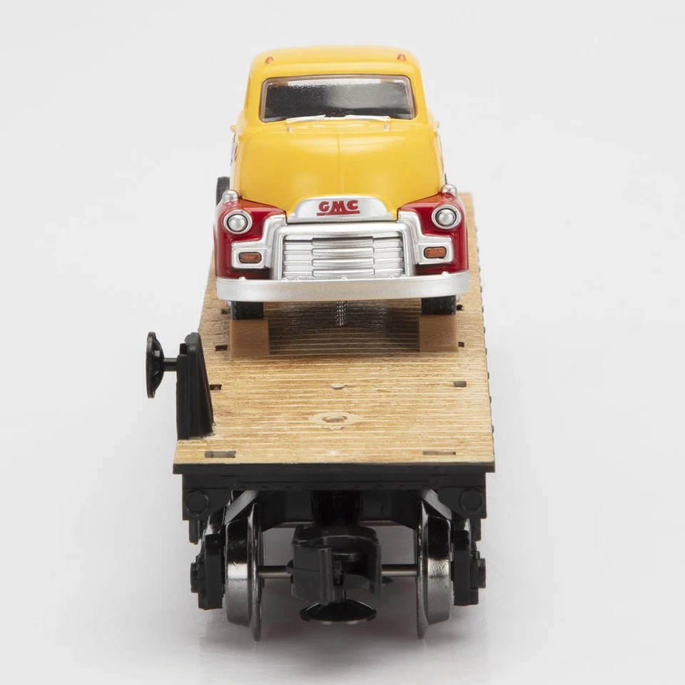 2-Piece 10-1/2" O Gauge PENNSYLVANIA Flatcars w/ Pennzoil Tractor & Trailer Set - Image 4 of 4