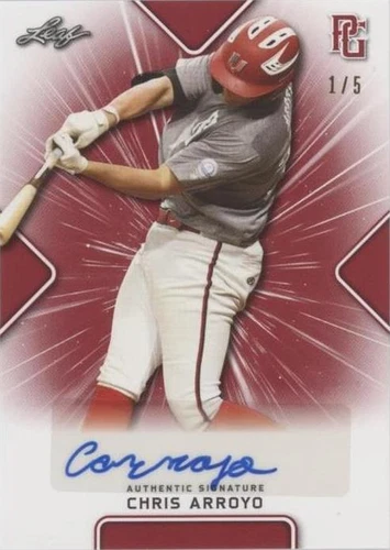 2021 Leaf Perfect Game National Showcase - Chris Arroyo #BA-CA2