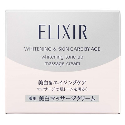 Shiseido ELIXIR WHITE Whitening Tone Up Massage Cream 100g