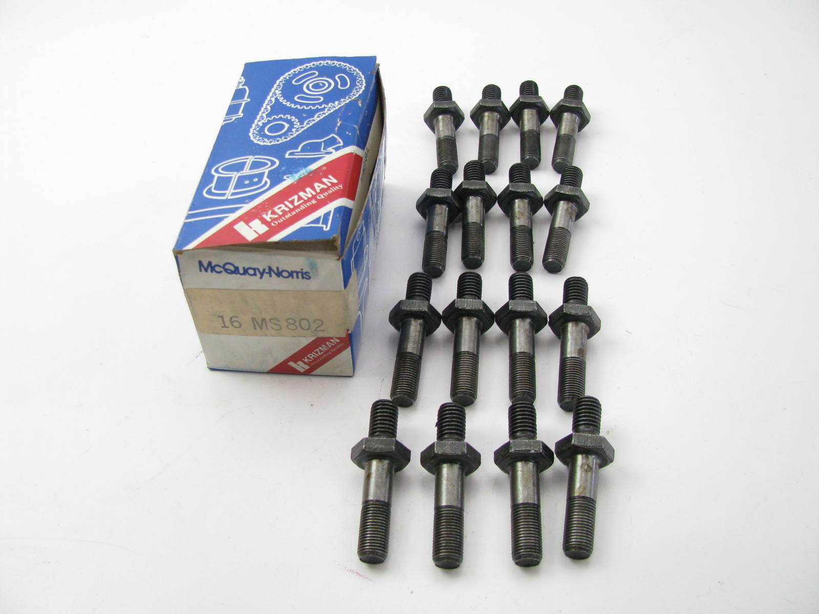 (x16) Mcquaynorris MS802 Rocker Arm Studs For Various GM Cars / Trucks eBay