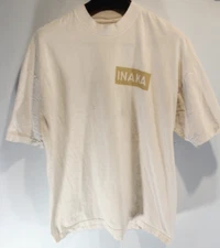 Men's Inaka Power Friends White Red Box Logo S/S T Shirt Size X-Large MOB 011