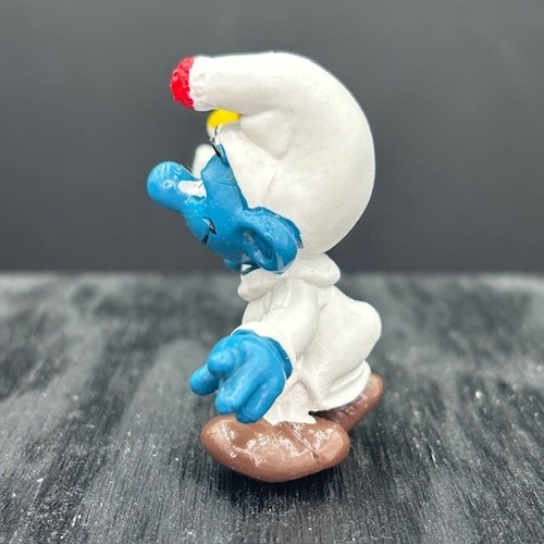 Smurfs 20060 Candle Smurf Sleepy Smurf Pajamas Candlestick Schleich PVC Figurine - Picture 3 of 8
