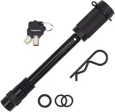 79830 Keyed Alike 5/8" Trailer Hitch Lock with Extra Long 4-1/2" Span, Double