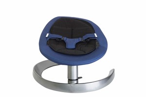 blue baby bouncer chair