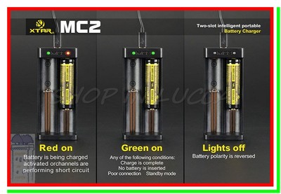 Caricabatterie Pile Ricaricabili MC1 Plus 1A - XTAR: Acquista In Caricabatterie Al Miglior Prezzo