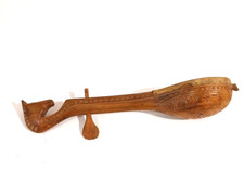 Vintage Carved Horse Head Balkan Guise Instrument Miniature 10.5"