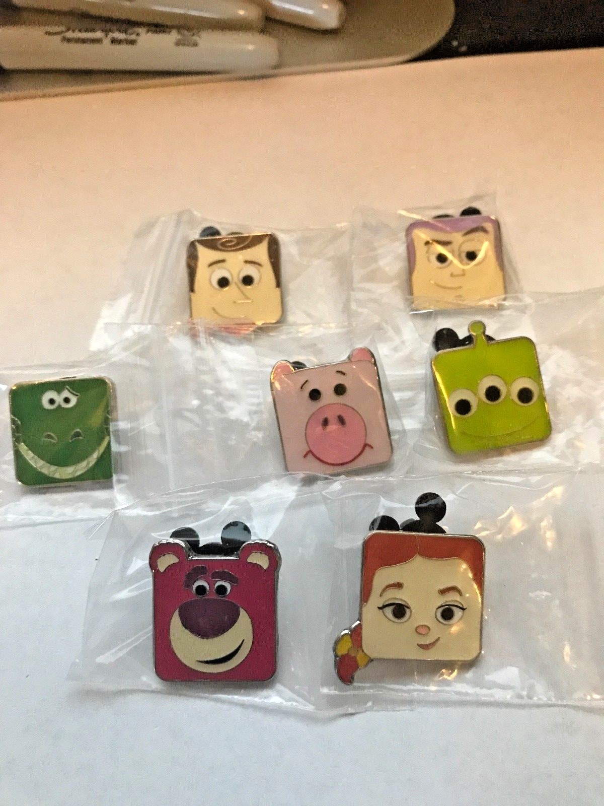 disney toy story pin set