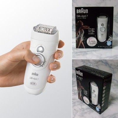 Braun Epilator Silk Epiru 7 Se7561 Hair Removal Bath Shaver