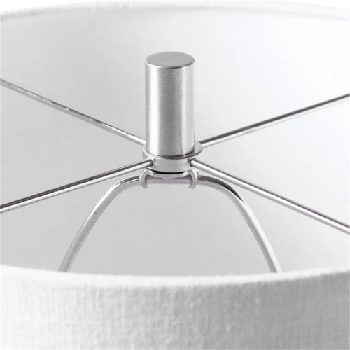 Uttermost Eichler Mid-Century Ceramic and Fabric Table Lamp in Cream/Blue - Picture 4 of 7