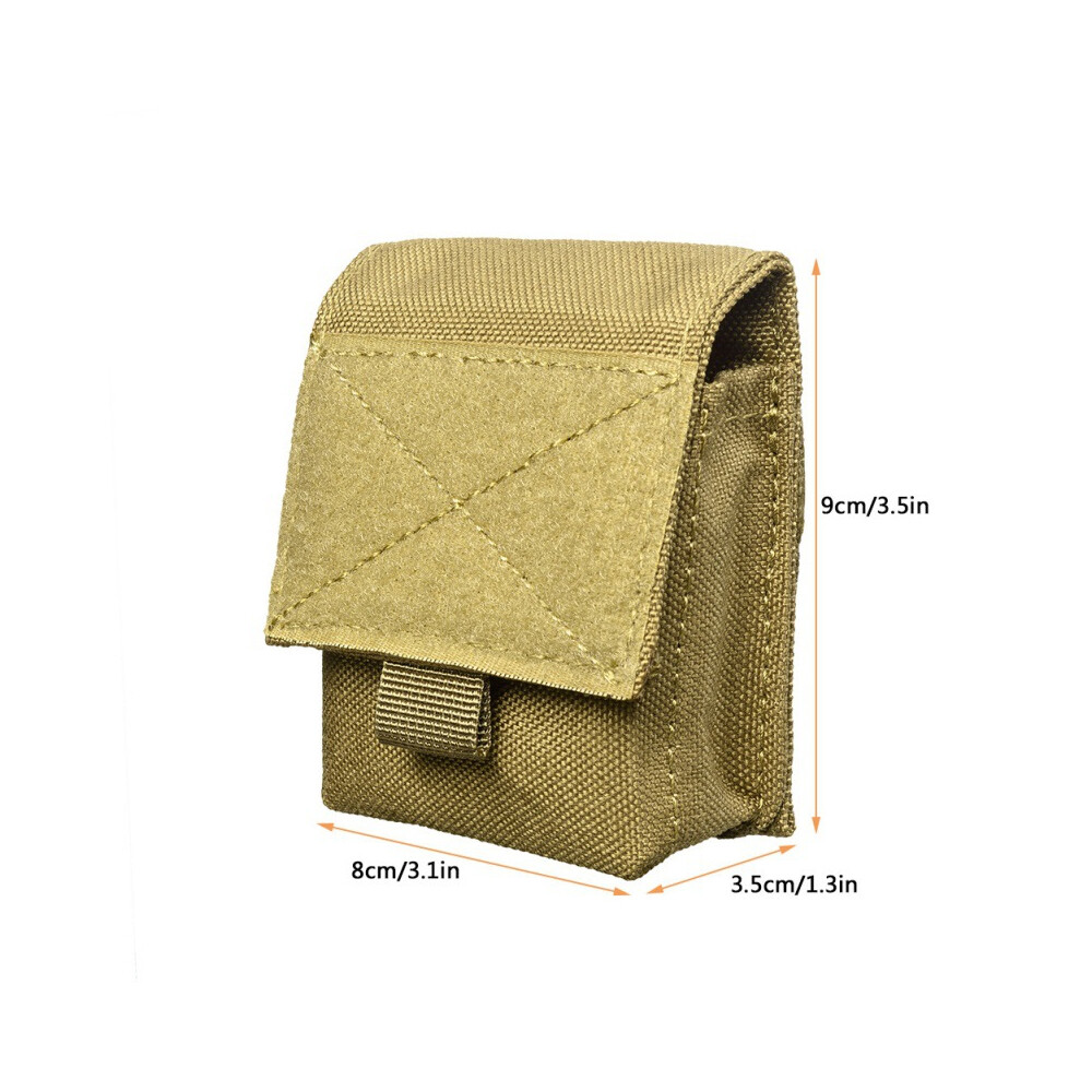 Tactical Molle Pouch Mini Military Cigarette Case EDC Utility Lighter Waist  Pack