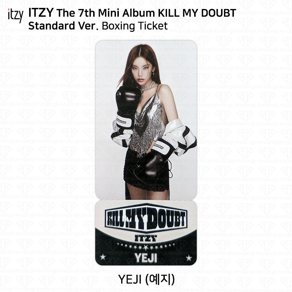 ITZY KILL MY DOUBT Official Standard Ver Photocard Postcard ITZY KILL MY DOUBT Official Standard Ver Photocard Postcard