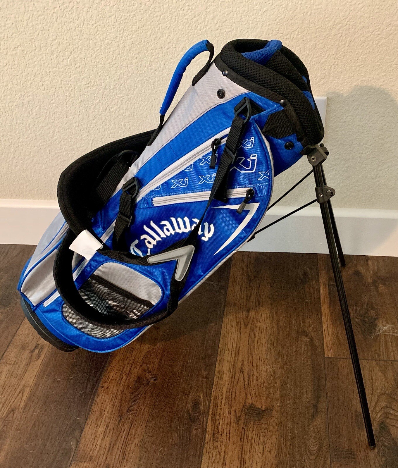 Callaway XJ Series Junior Youth Golf Bag Stand Bag Blue Black Grey Dual