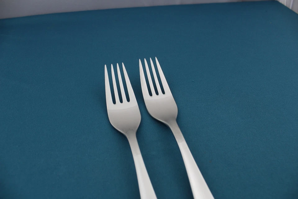 2 Dinner Forks WMF LINE Cromargan Stainless Germany 7 1/2" - Image 3 of 4