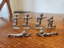 Antique Miniature Cast Lead Soldiers WWI Lot