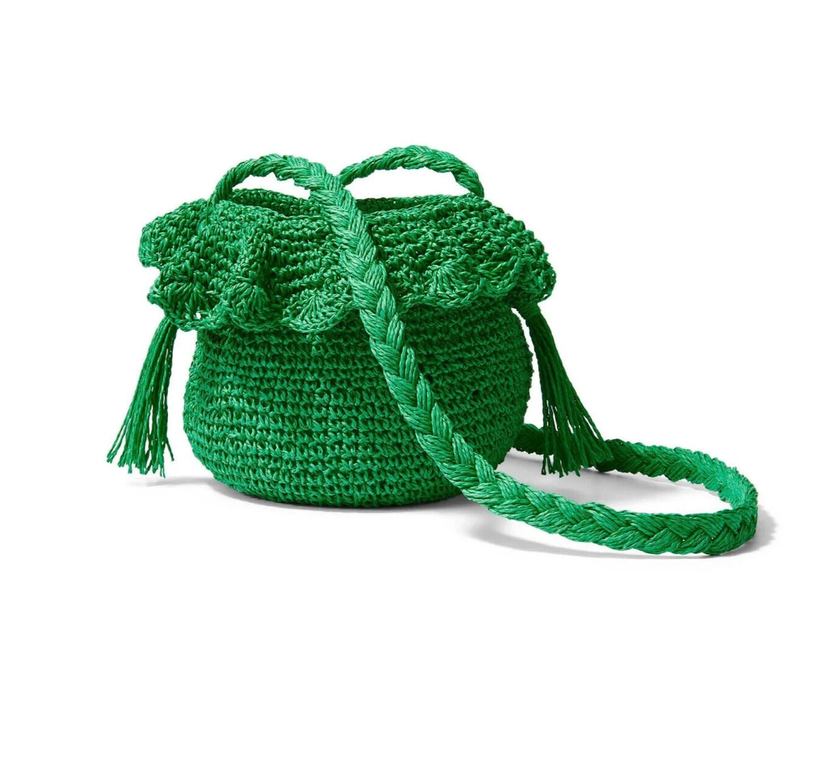 RHODE Crochet Bucket Bag x Target Dark Green | eBay