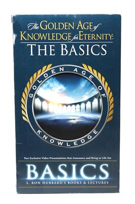 L RON HUBBARD GOLDEN AGE OF KNOWLEDGE FOR ETERNITY THE BASICS 2 DVD SEE DESC