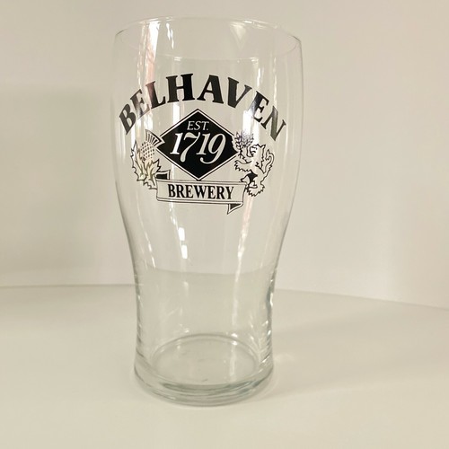 Vintage Belhaven EST 1719 Brewery Beer Pint Logo Glass eBay