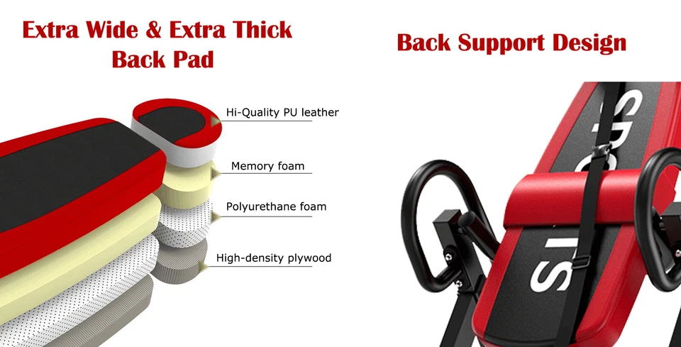 Gravity Inversion Table - Upside Down Machine - Heavy Duty - Three Colors - image 4 of 4