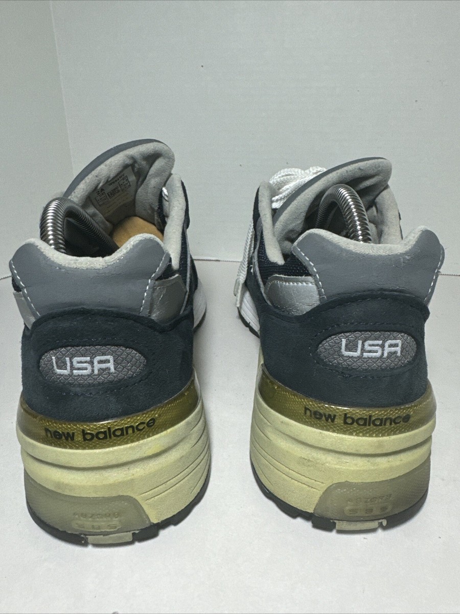 New Balance 992 Navy Blue Grey Made In USA Sz 10.1/2-2A