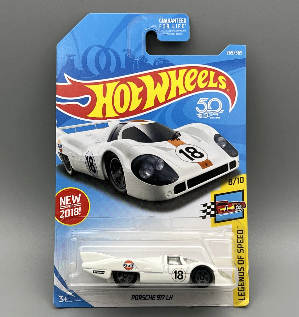 Hot Wheels Legends of Speed Porsche 917 LH 8 10 White 269 365 Read