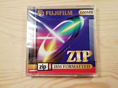 Fujifilm ZIP 100 MB Disk IBM formatted | Iomega kompatibel | NOS | OVP