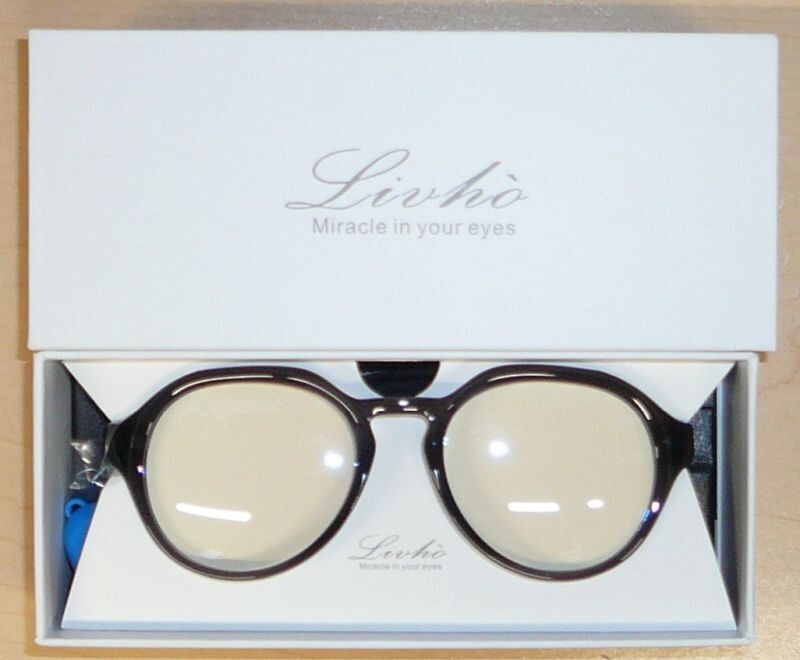 LIVHO Blue Light Glasses Clear Black Frame LI8152-01 Anti Radiation, TV ,Gaming-image