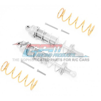 GPM Racing Alum Front / Rear Thickened Spring Dampers 125mm Silver : Maxx